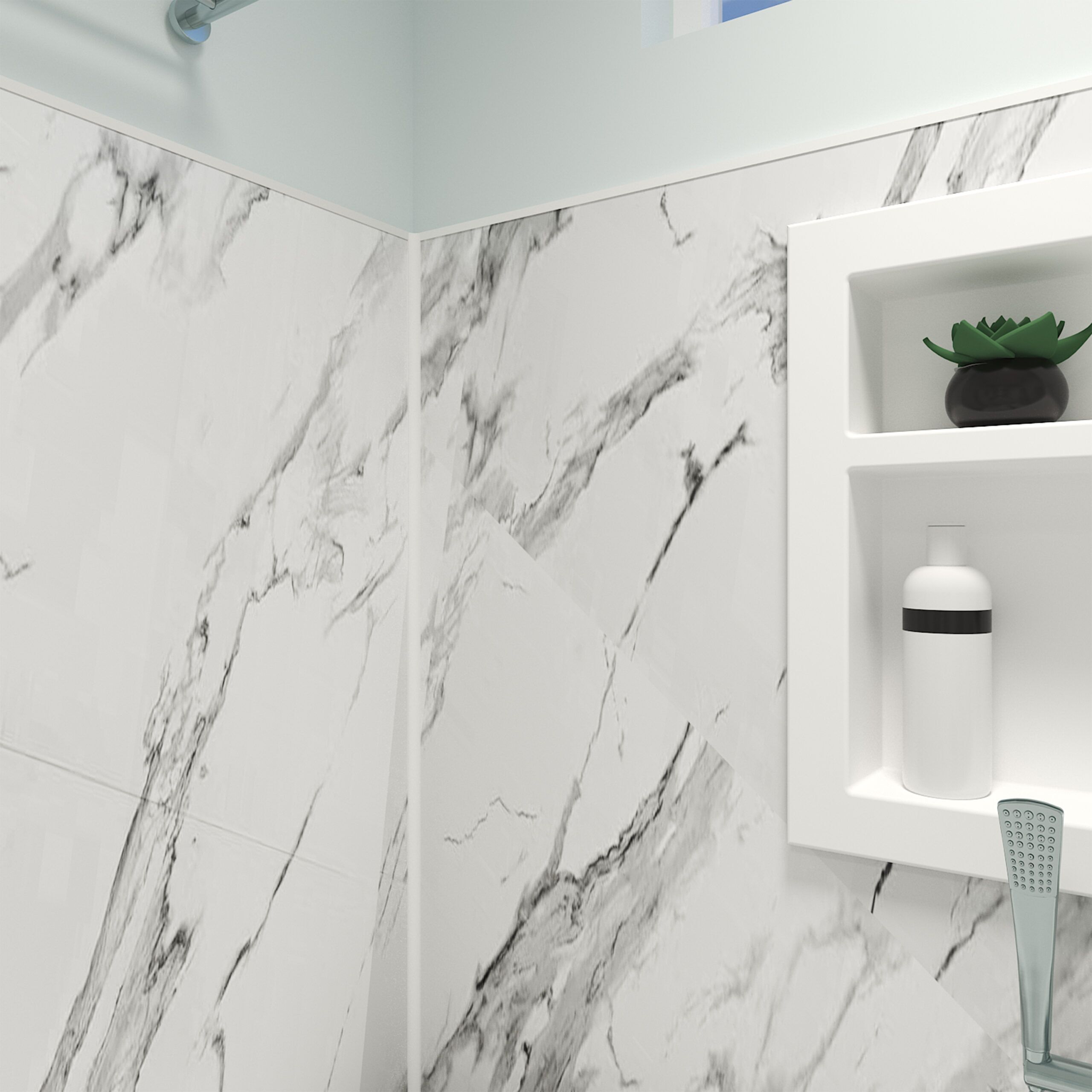Atticus Poly Tub and Shower Surround Kit - Image 3